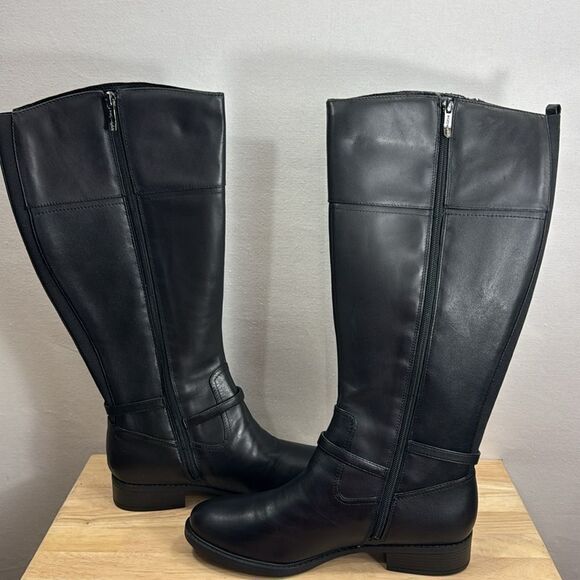 Easy Spirit Leigh Riding Boots Black Size 11 M- NIB - Picture 4 of 8